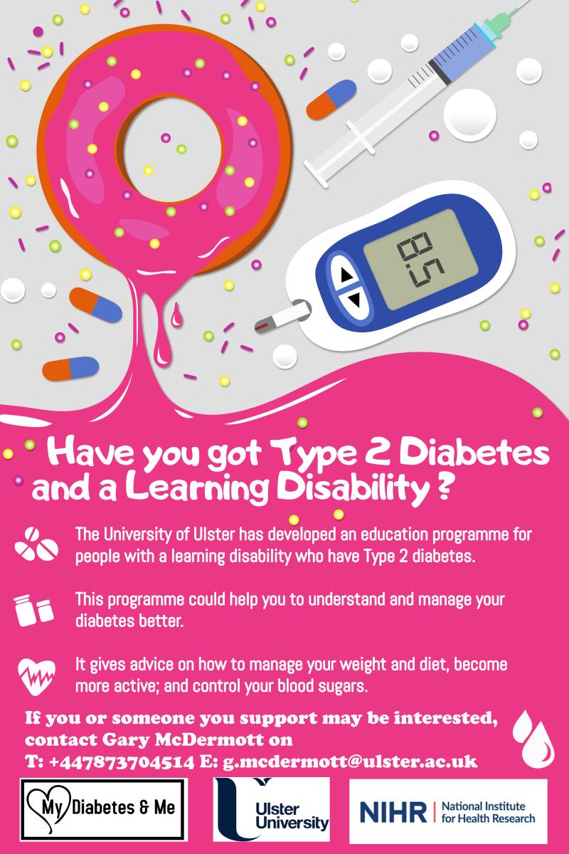 Optimising recruitment for adults with learning disability and type 2